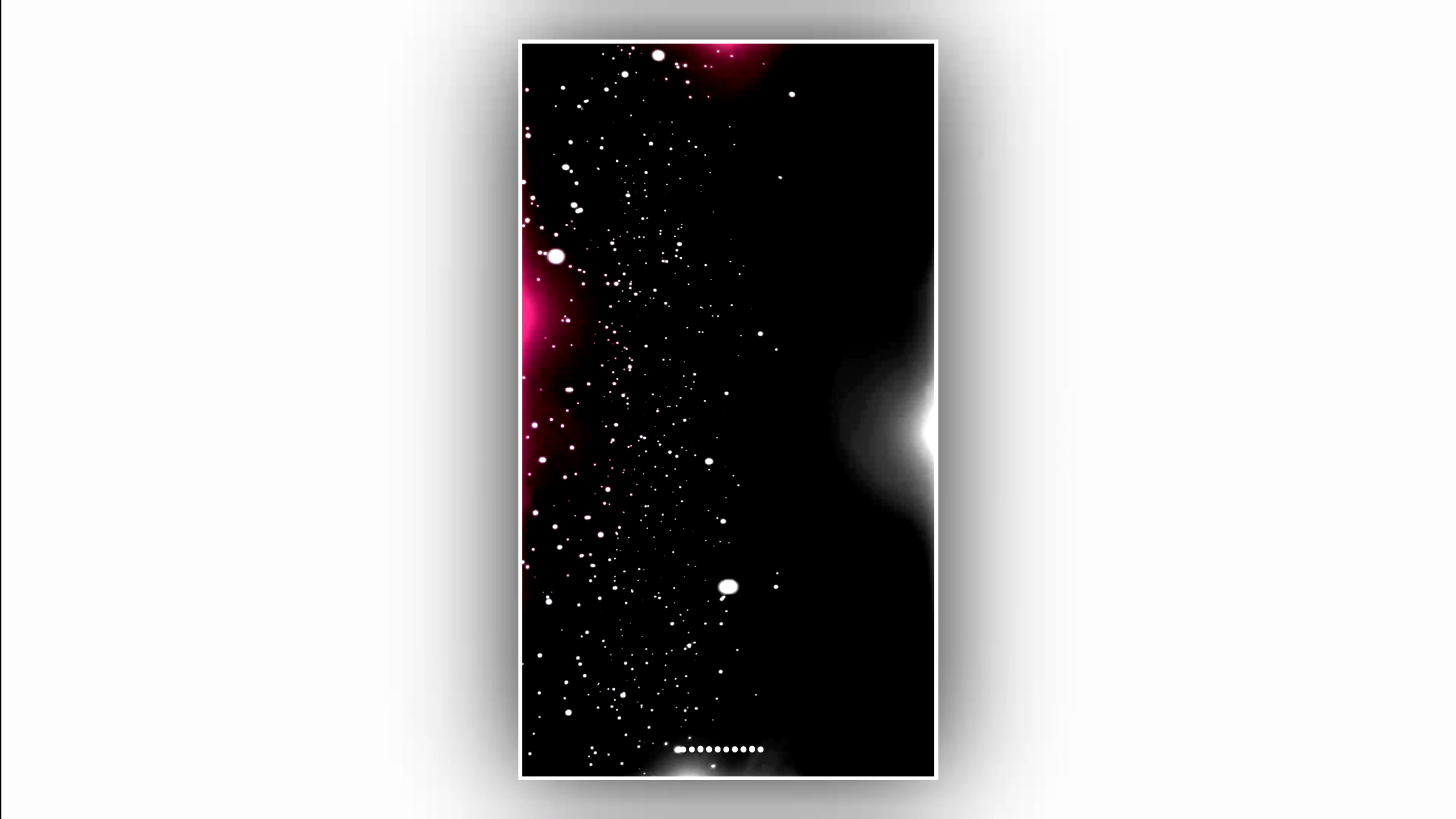 Light effect white bar background black screen
