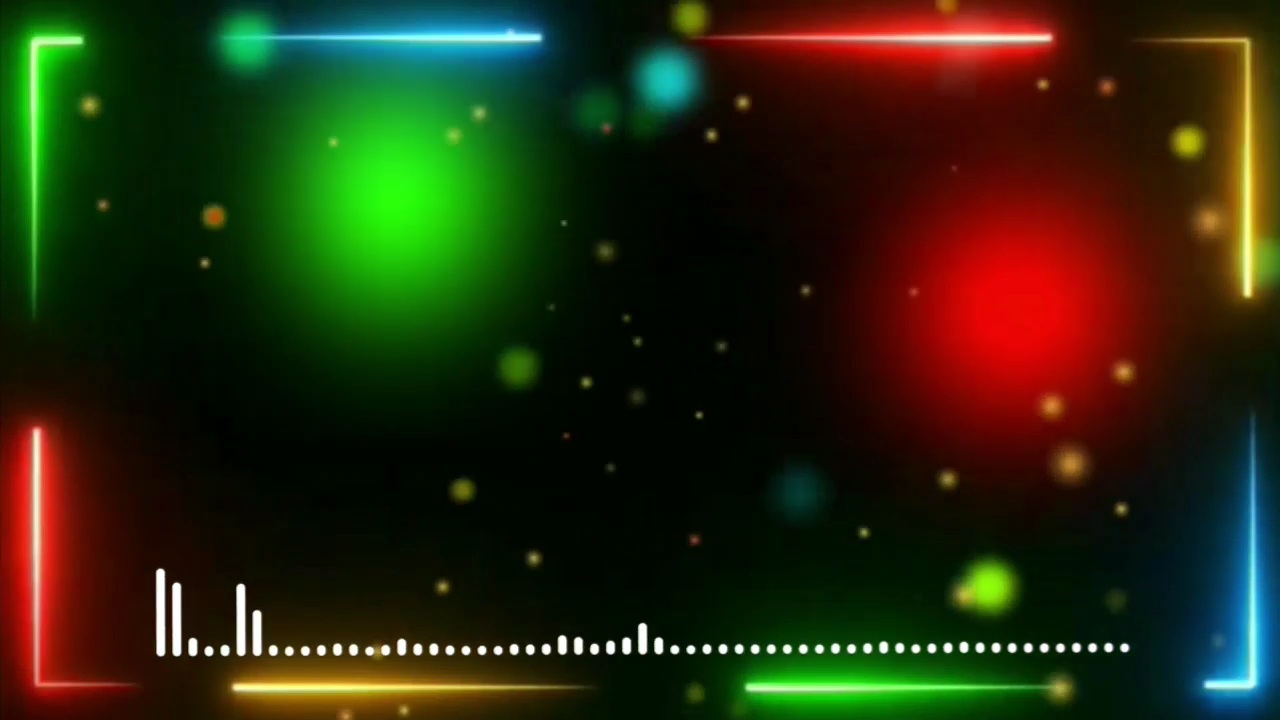 Neon border light effect Kinemaster template background video black screen