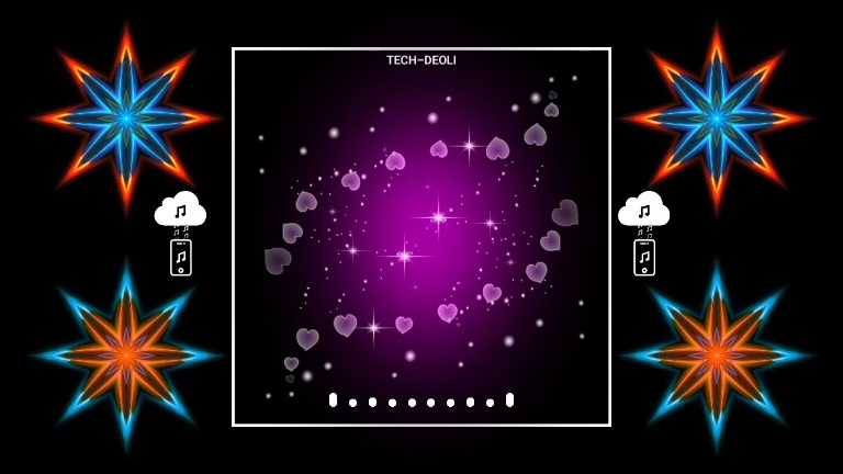 Kinemaster Effects Music Spectrum Black Screen Avee Player Template - Tech-Deoli