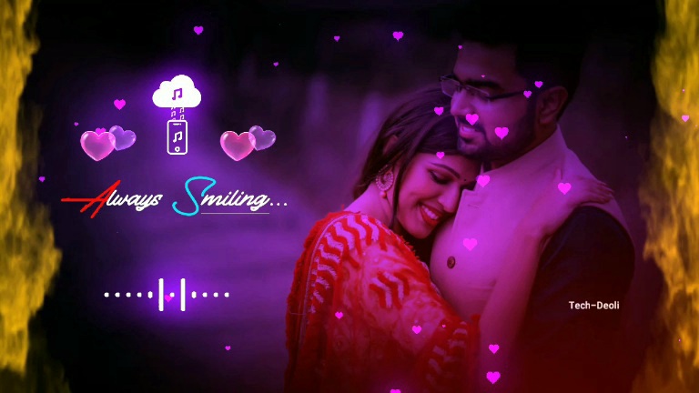 Always Smiling Love Couple Status Effects Avee Player Template - Tech-Deoli