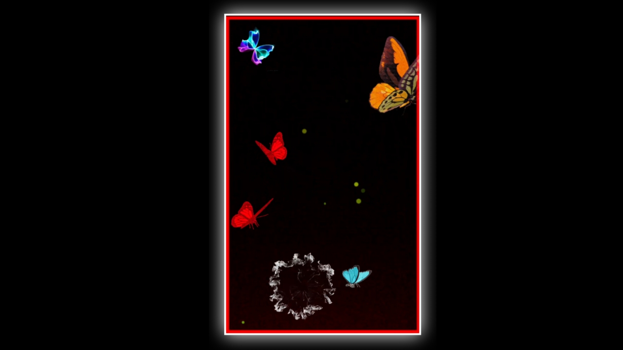 Visualizer Download Full Screen Light Effect || Butterfly Black Screen Visualizer Download 2023