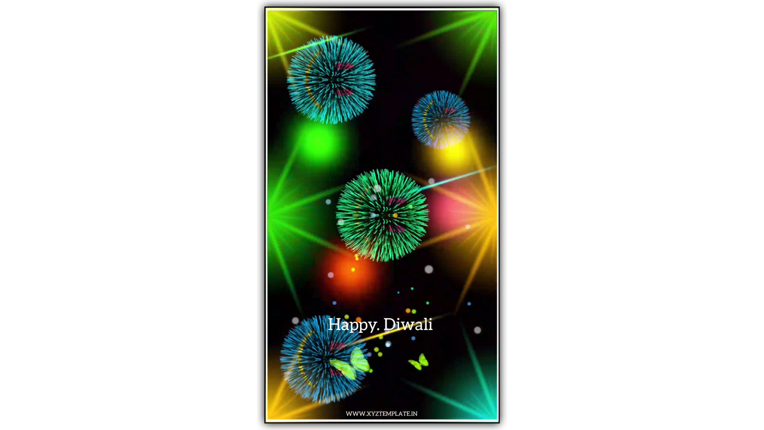 Happy Diwali special kinemaster full screen light effect video background