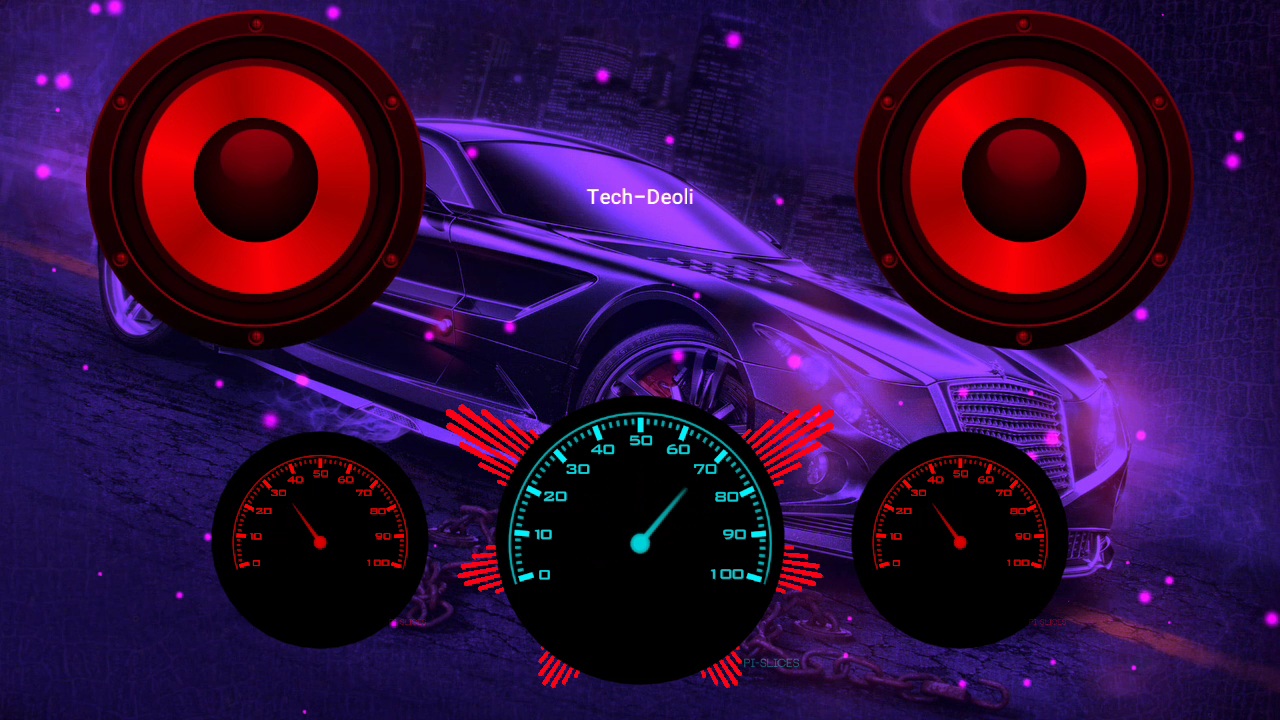 Bass Boosted Car Speedometer Avee Player Template Visualizer - Tech-Deoli