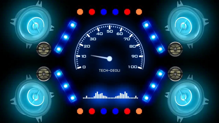 Sound SpeedoMeter Dj Light Speaker Avee Player Template Visualizer Download  2023