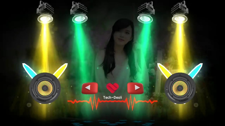 Dj Light Bass Boosted Speaker Avee Player Template Download 2023