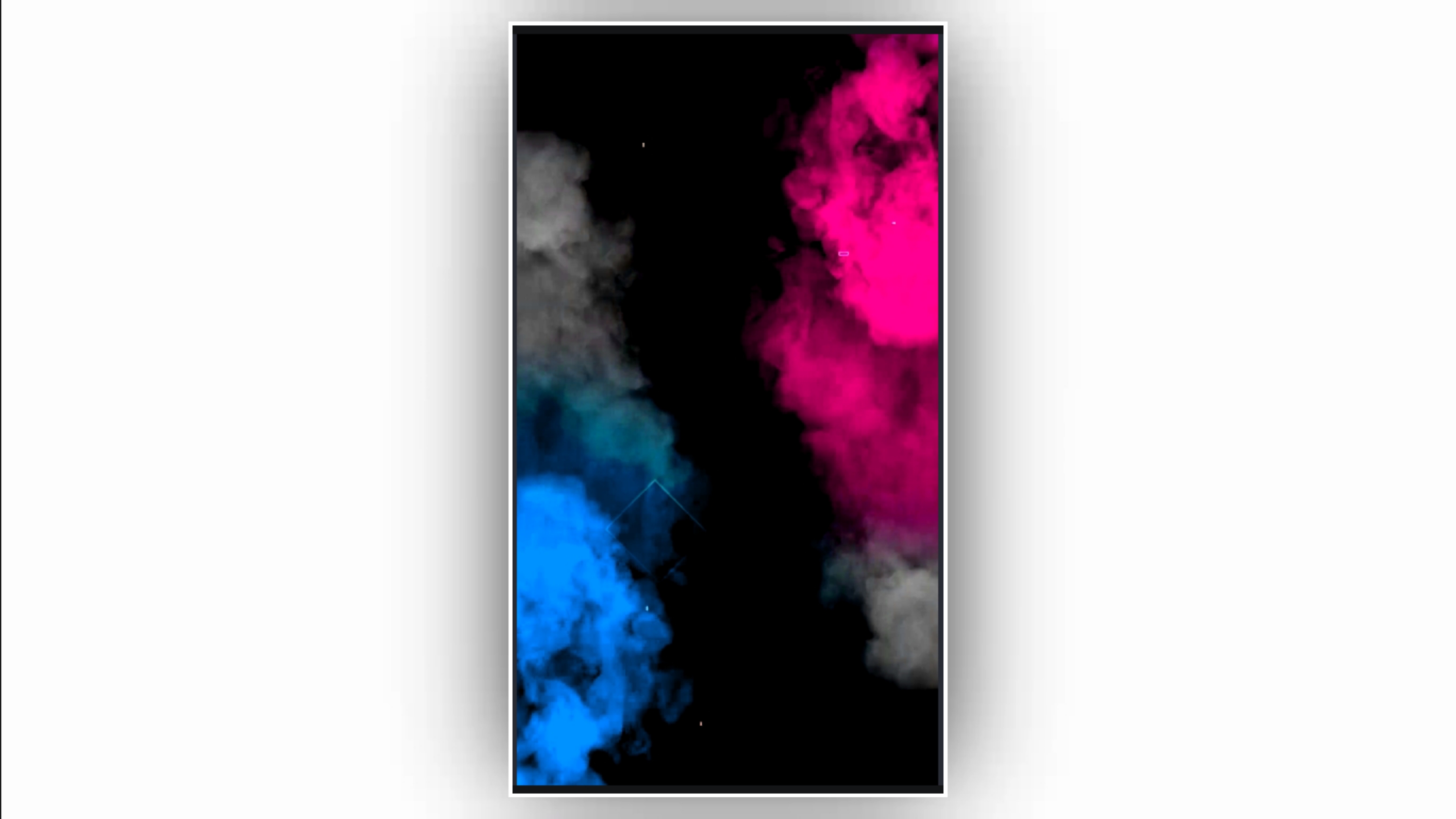 Lights smoking colour changing black screen template effect