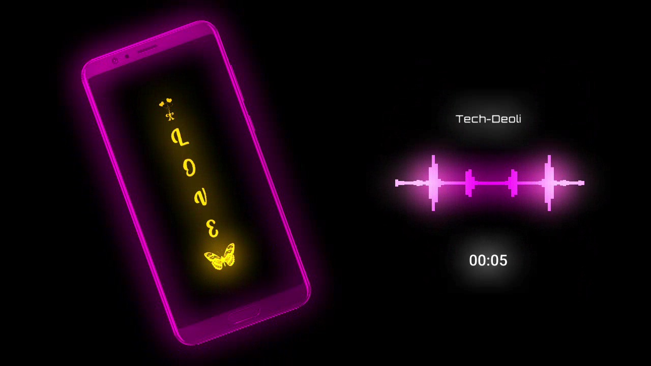 Neon Mobile Audio Spectrum Analyzer for Avee Player - Tech-Deoli