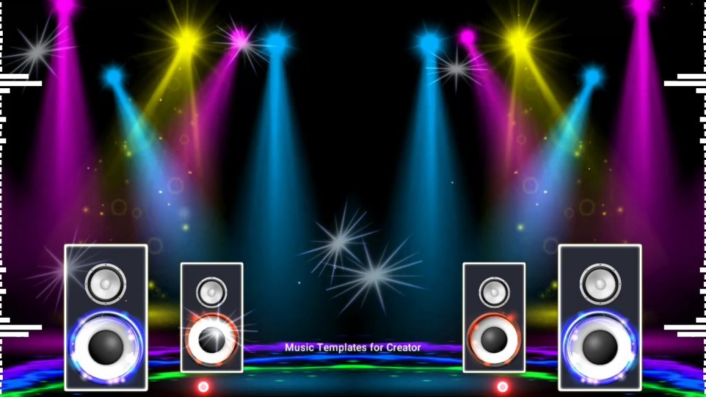 2023 On Stage Lights Decorated Avee Player Template Visualizer Download By Dj Devraj Kasya