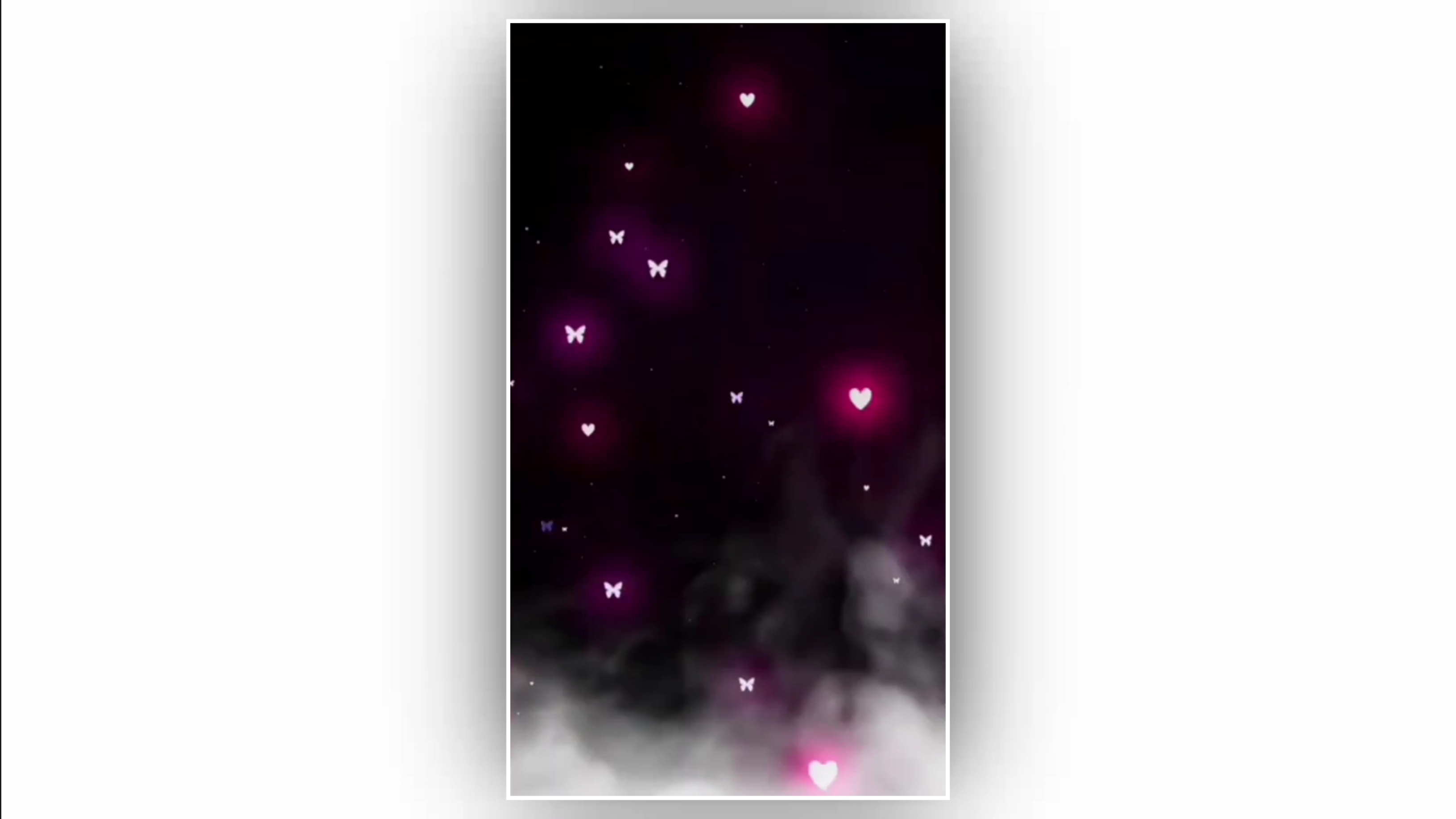 Heart template Video Background trending light effect video
