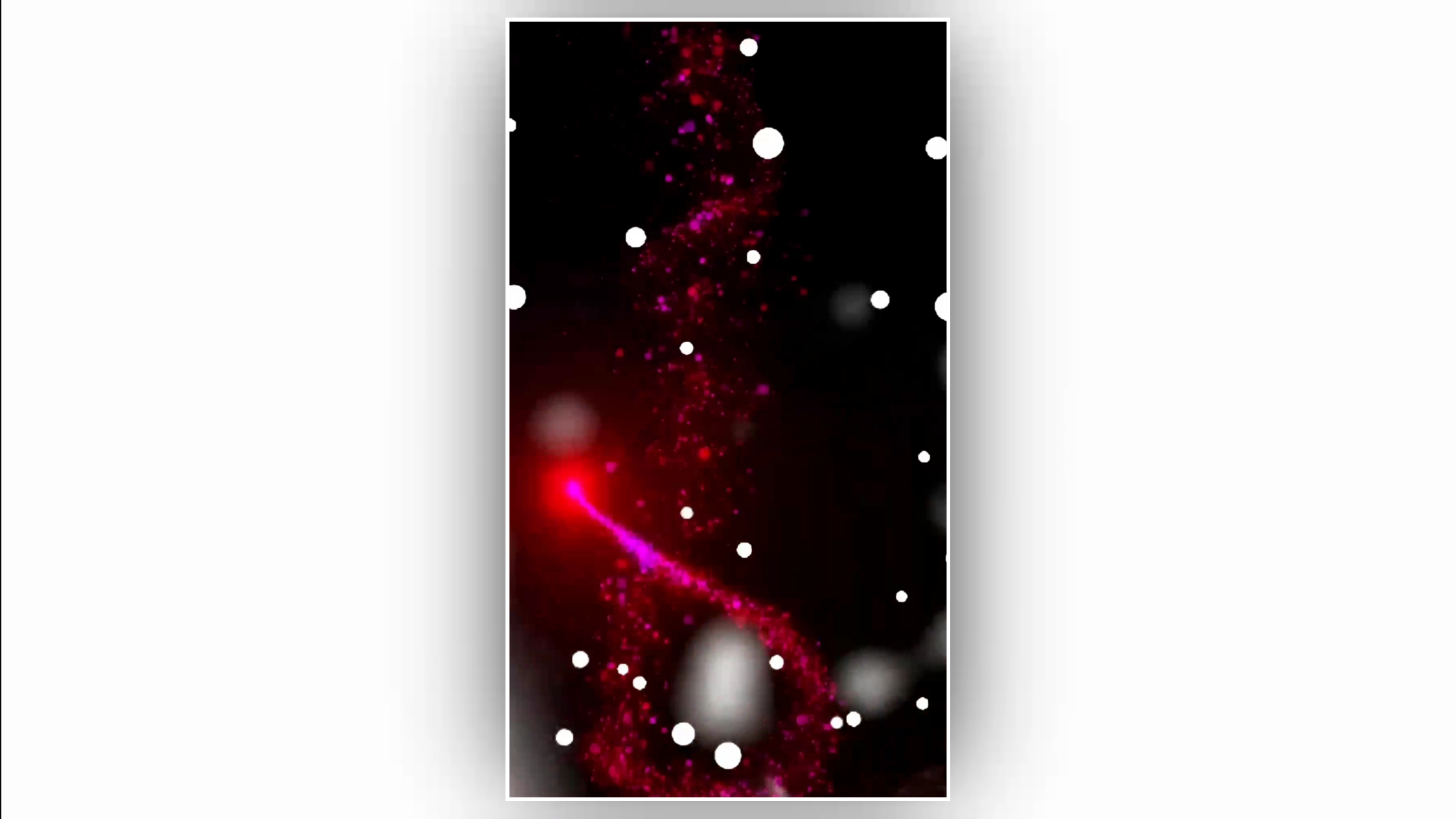 Red effect particle background video black screen
