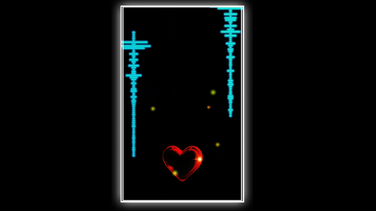 Heart 💖 Effect Full Screen Avee Player Template Download 2023