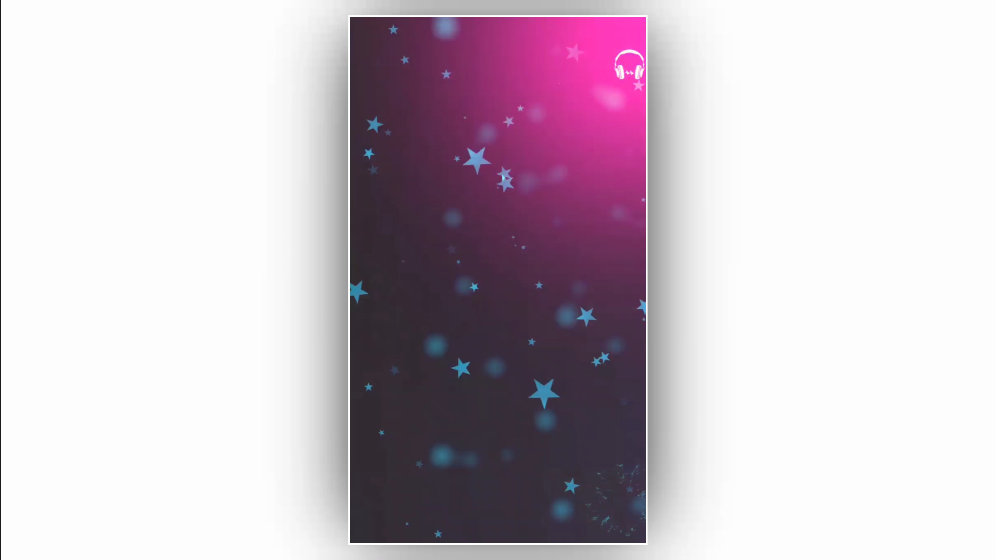 Star light background video effect black screen